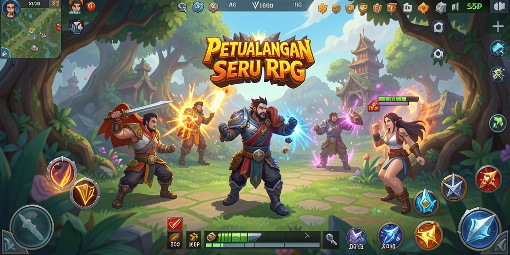 Tangkapan layar gameplay seru di dalam dunia RPG 55RP.