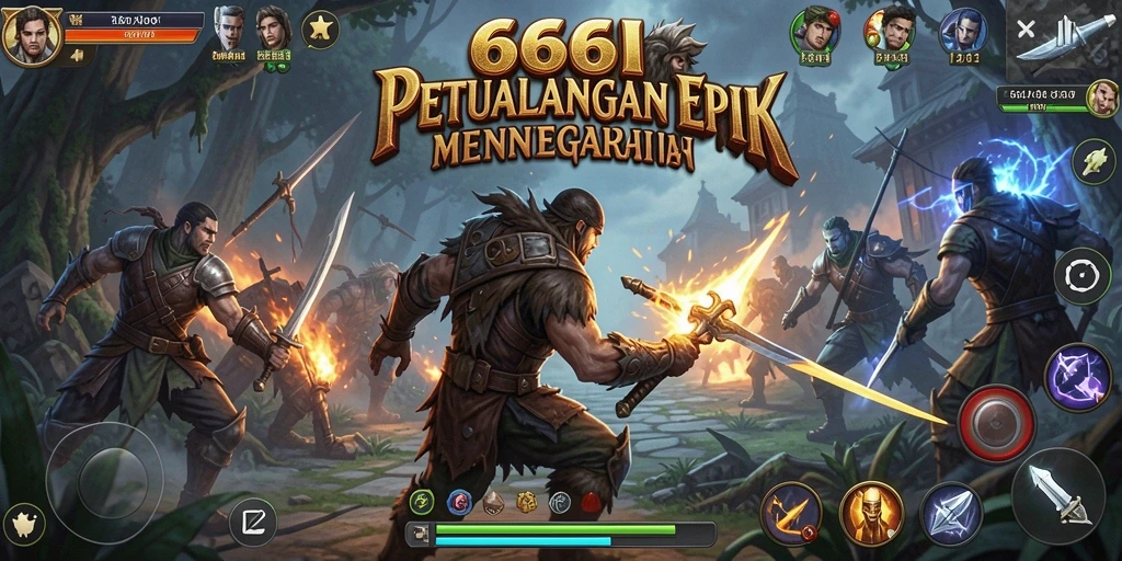 Tampilan gameplay seru 666I yang menegangkan dalam petualangan.
