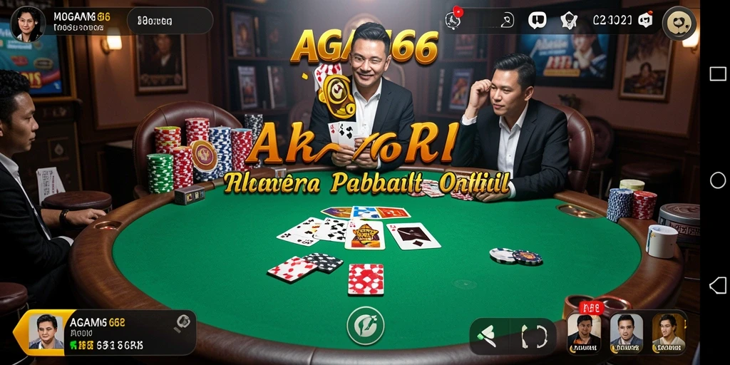 Screenshot gameplay AGAM66 menunjukkan pengalaman poker yang mendebarkan.