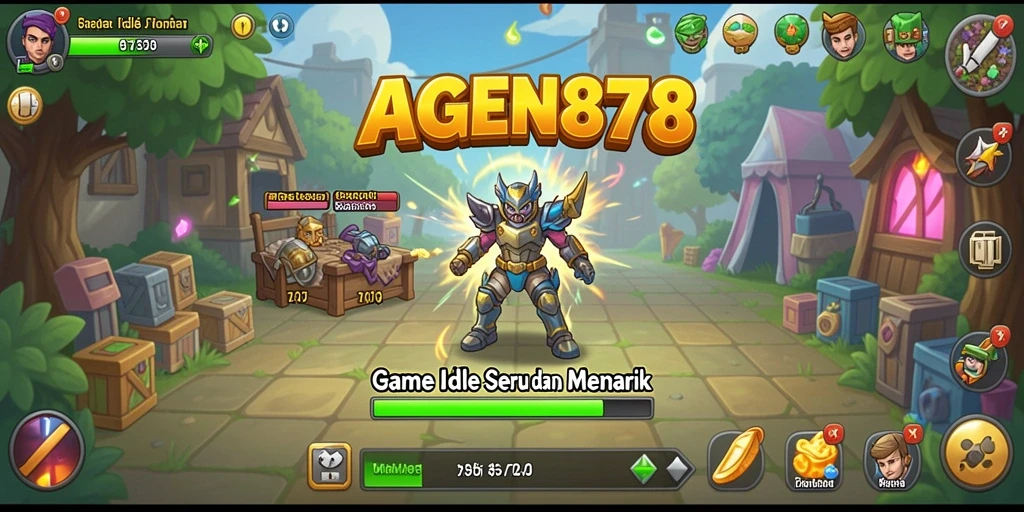 Screenshot AGEN878 menampilkan gameplay menarik dari manajemen sumber daya.