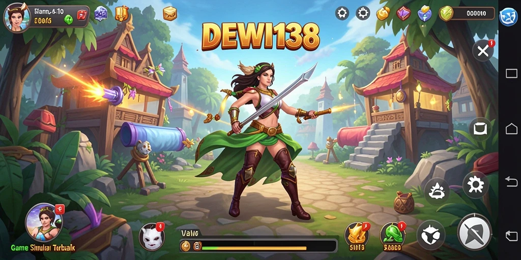 Screenshot DEWI138 menampilkan visual gameplay yang menarik dan mendetail.