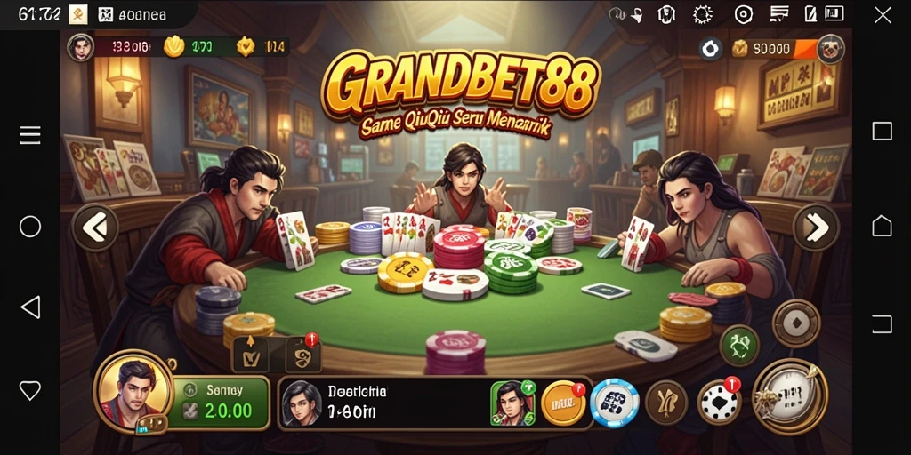 Screenshot gameplay QiuQiu yang seru dan mendebarkan.