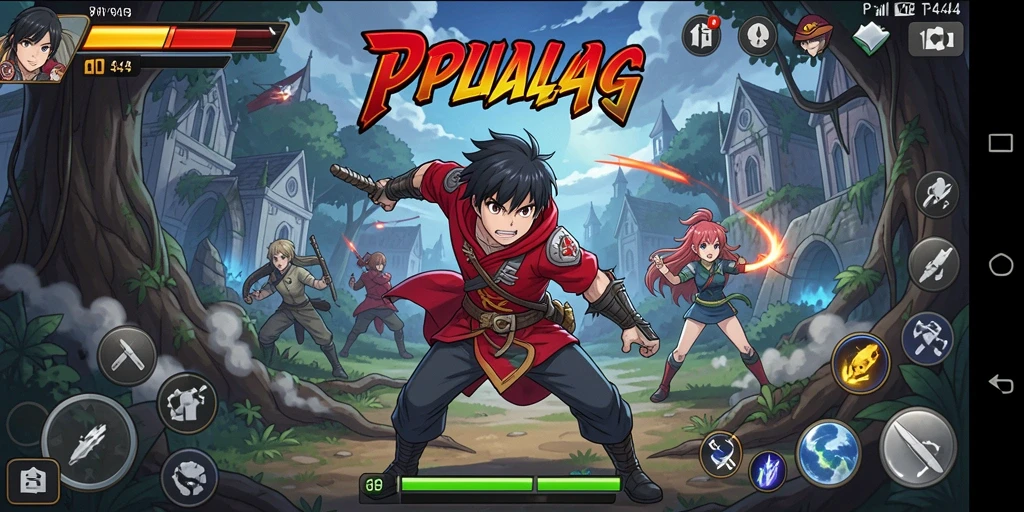 Gameplay seru dan karakter anime ikonik di PP444.