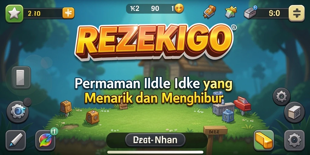 Tampilan gameplay menarik dari REZEKIGO yang menyenangkan.