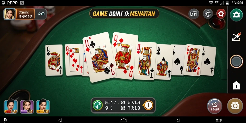 Tampilan gameplay yang menarik dari game Domino RPRR.